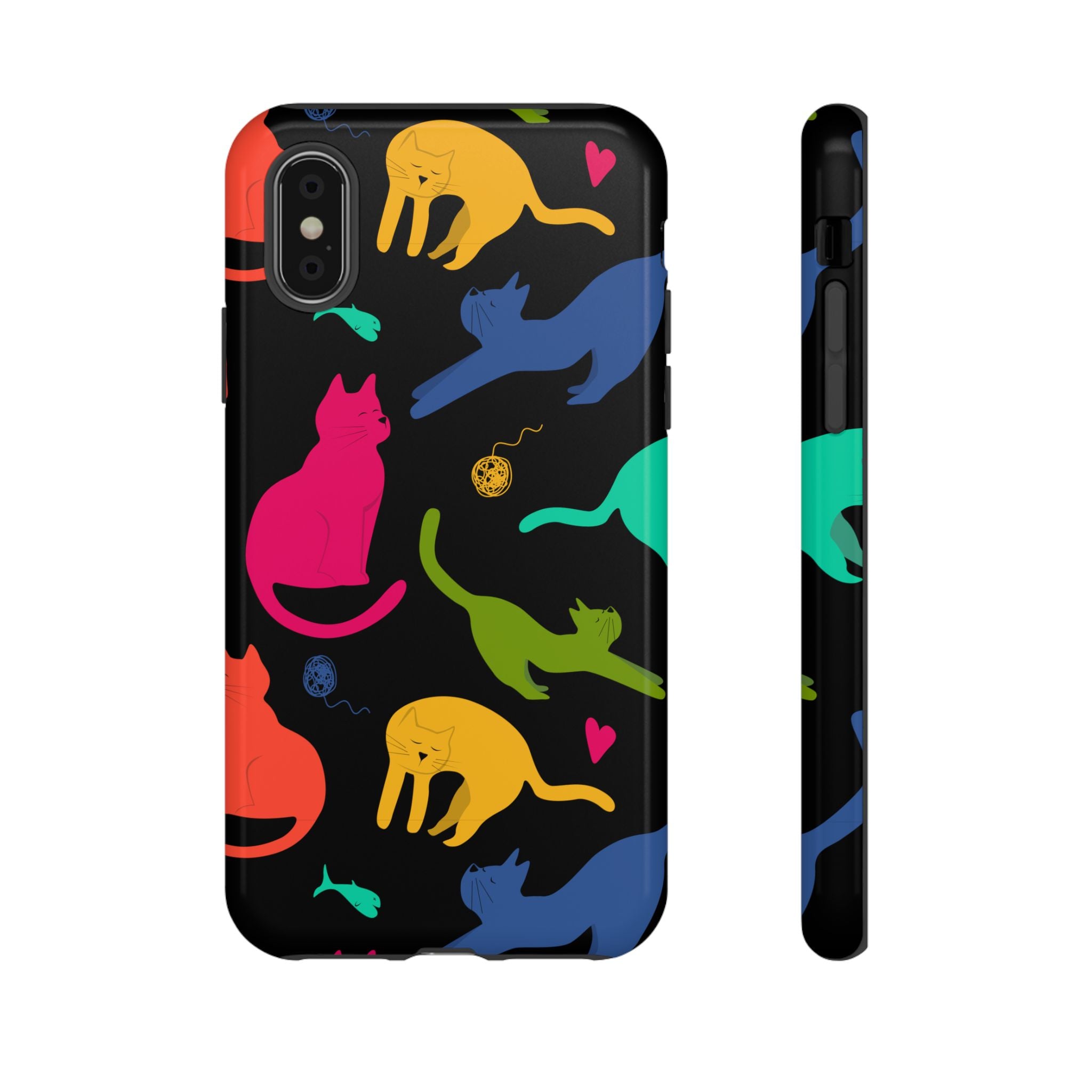 Colorful Cat Phone Case - Fun Pet Lover Accessory, Paw-some Gift for Cat Owners, Colorful Protective Cover, Cute Animal Phone [...]