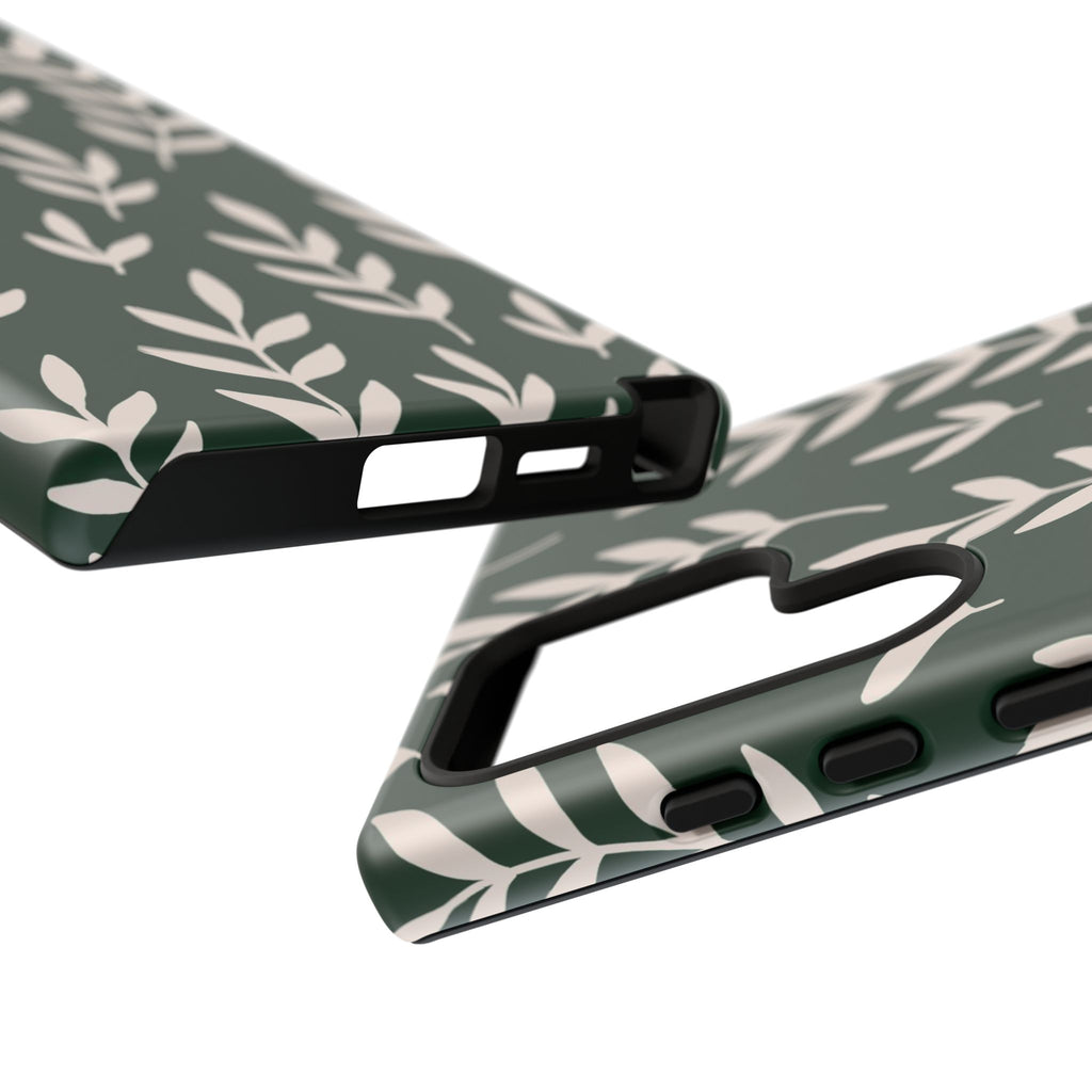 Leafy Phone Case, Tough Cases for Nature Lovers, Green Leaf Design, Eco-Friendly, Stylish Mobile Cover, Gift for Her