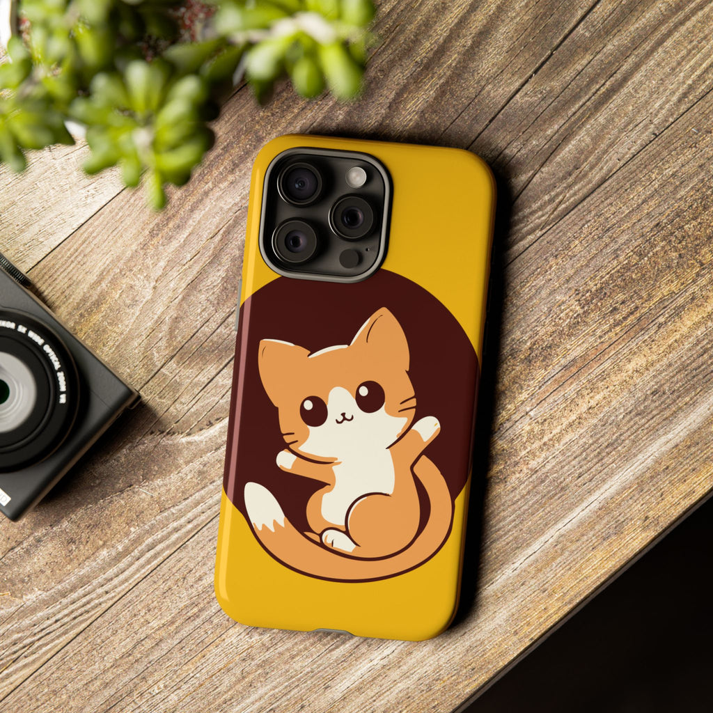 Cute Cat Phone Case | Tough Cases for Cat Lovers, Animal Design, Fun Gift, Unique Case, Durable Protection
