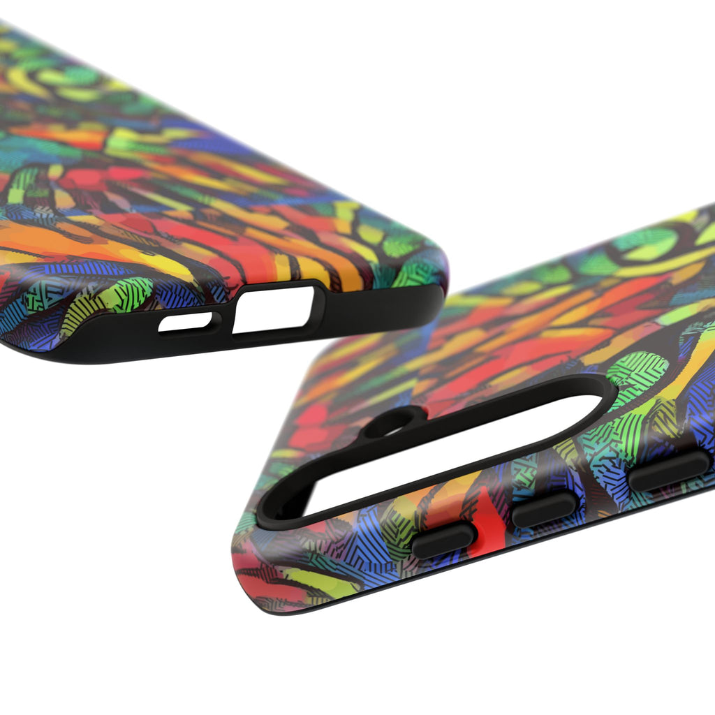 Colorful Phone Cases for Vibrant Style - Tough Cases, Unique Gifts, Animal Print, Artistic Design, Phone Accessories, Eco-Friendly