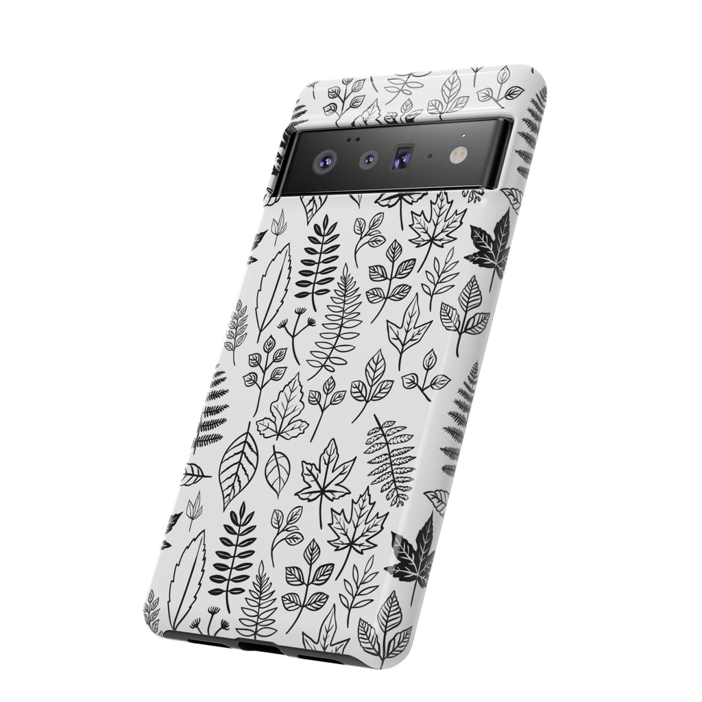Stylish Phone Case for Nature Lovers, Botanical Design, Gift for Her, Fall Accessories, Customizable Tech Gear