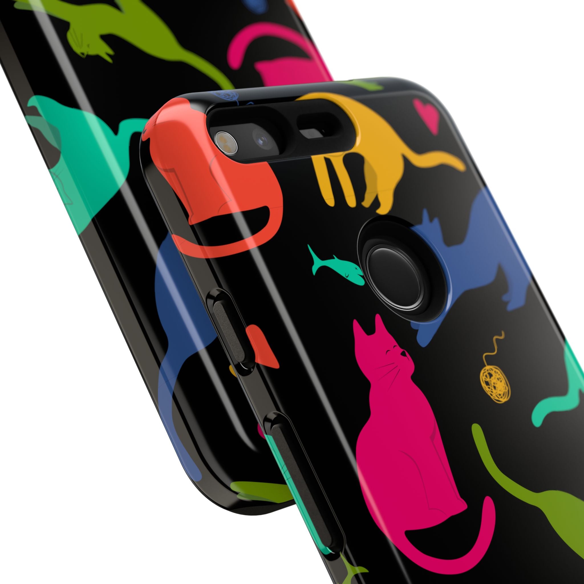 Colorful Cat Phone Case - Fun Pet Lover Accessory, Paw-some Gift for Cat Owners, Colorful Protective Cover, Cute Animal Phone [...]