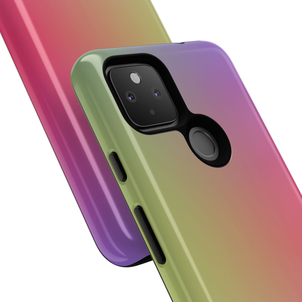 Gradient Phone Case, Tough Cases, Colorful Tech Accessory, Modern Phone Protection, Trendy Gift for Friends, Birthday, Holidays