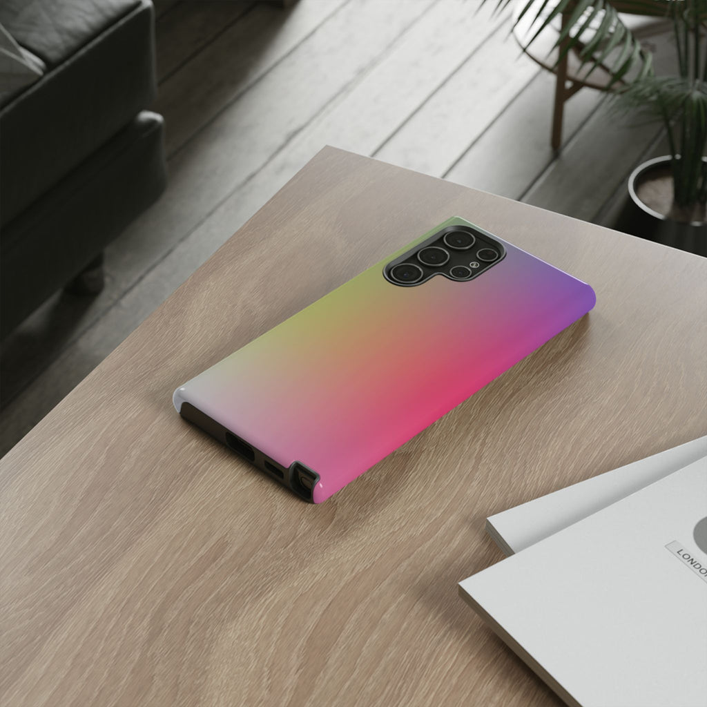 Gradient Phone Case, Tough Cases, Colorful Tech Accessory, Modern Phone Protection, Trendy Gift for Friends, Birthday, Holidays