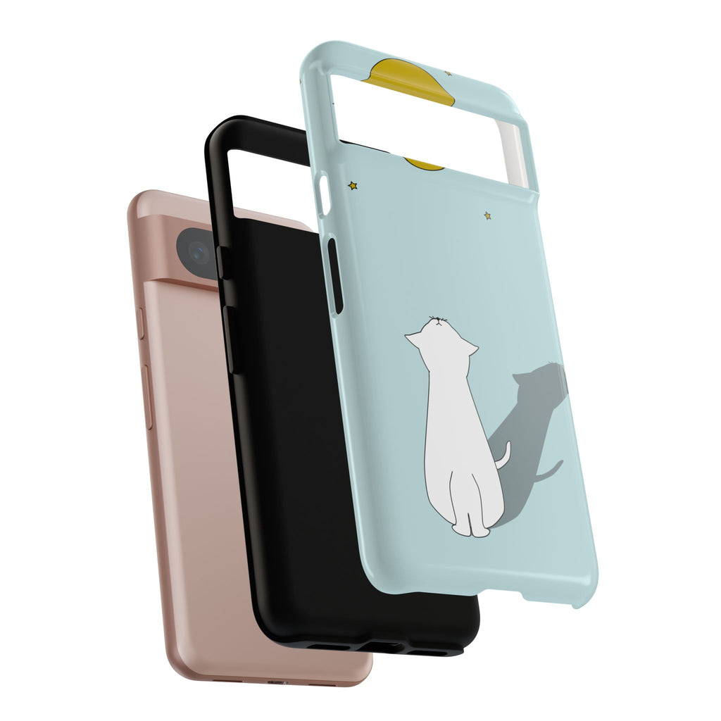 Cute Cat Phone Case, Tough Phone Cover, Pet Lover Gift, Unique Case, Animal Decor, Birthday Gift