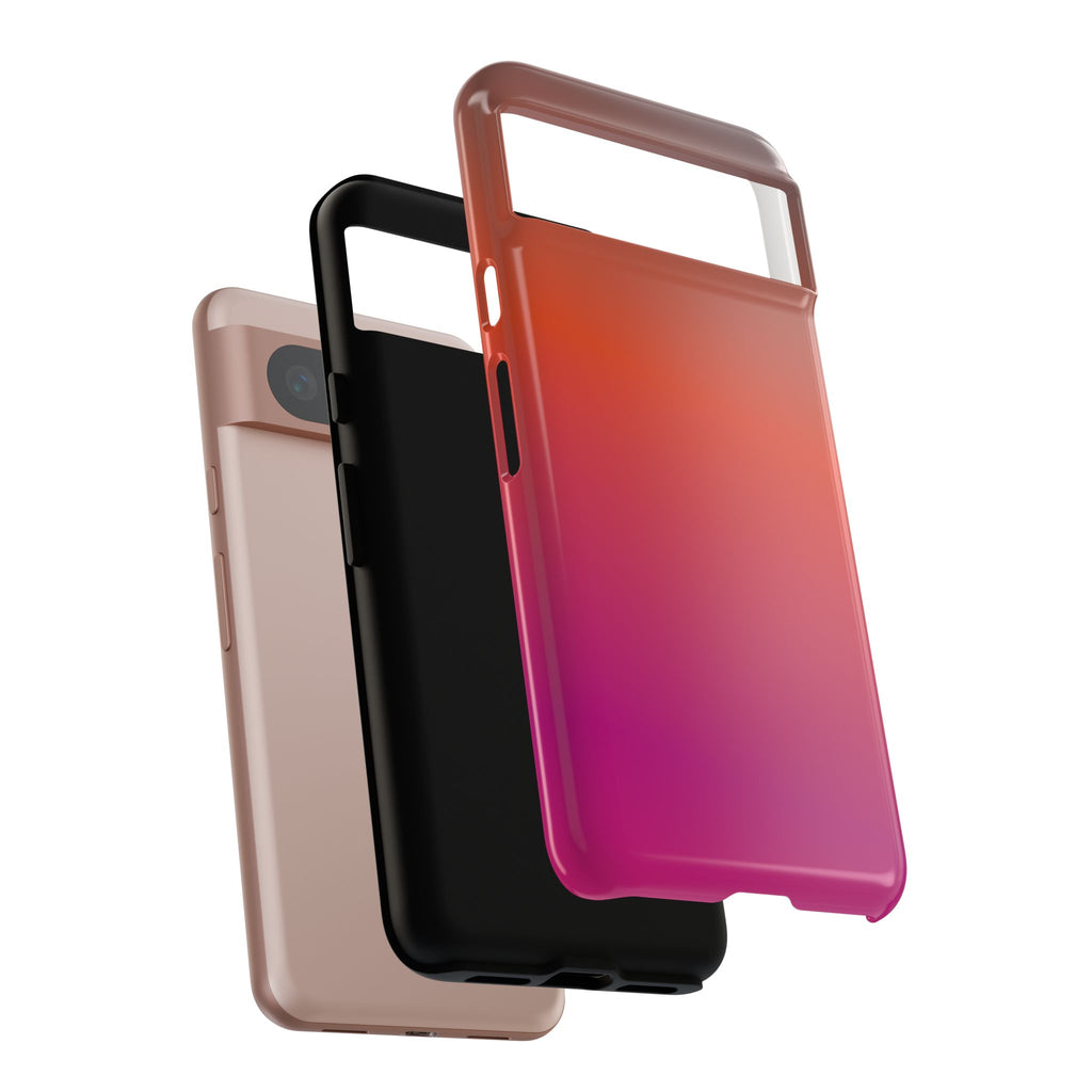 Gradient Phone Case, Custom Tough Case, Durable Phone Accessory, Vibrant Design, Gift for Tech Lovers, Birthday and Holiday Present