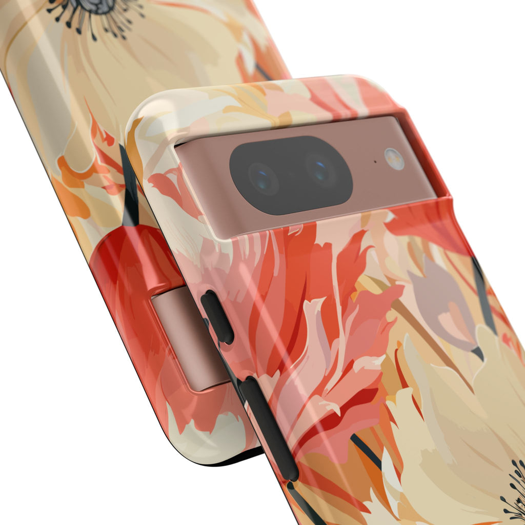 Floral Phone Case, Tough Protective Cover for Floral Lovers, Perfect Gift for Friends, Spring Celebration, Art Lovers Gift