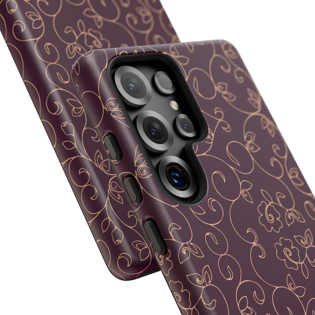 Elegant Floral Phone Case | Durable Mobile Cover, Gift for Her, Floral Design, Stylish Accessory, Phone Protection