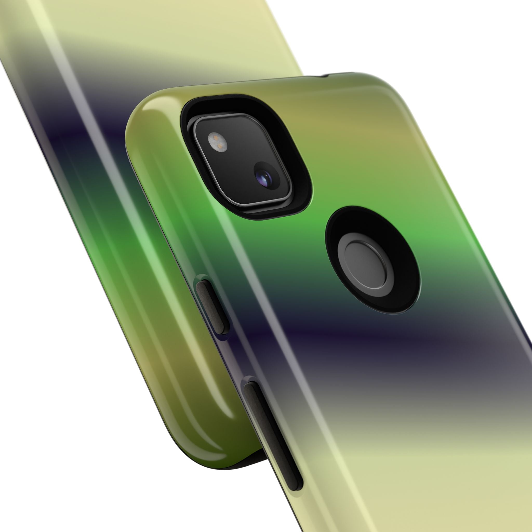 Gradient Phone Case - Tough Cases, Unique Cell Phone Cover, Stylish Tech Accessories, Green and Black Gradient, Perfect Gift