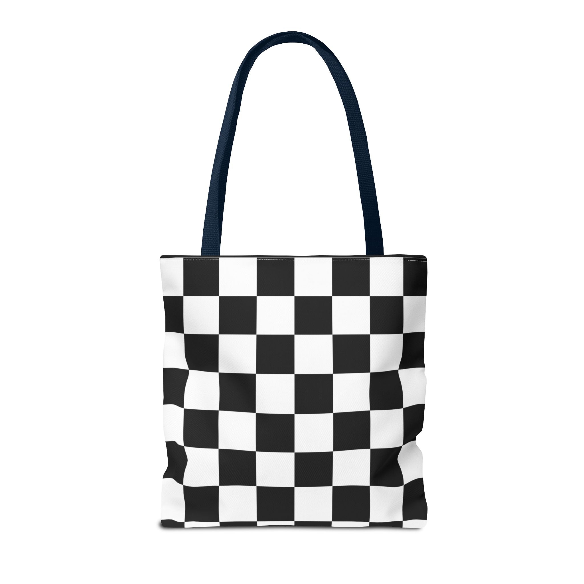 Tote Bag Finish Line - Checkered Victory – Tote Bag for Racing Fans