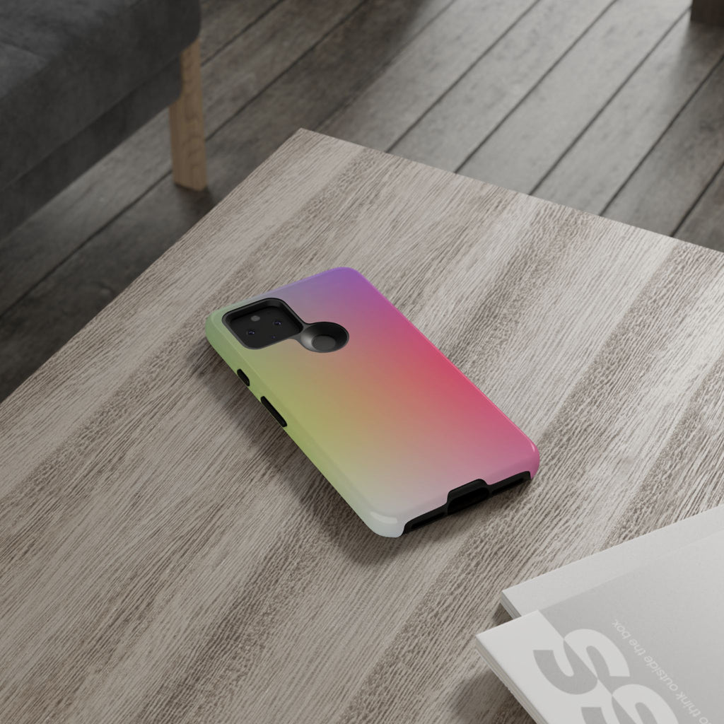 Gradient Phone Case, Tough Cases, Colorful Tech Accessory, Modern Phone Protection, Trendy Gift for Friends, Birthday, Holidays