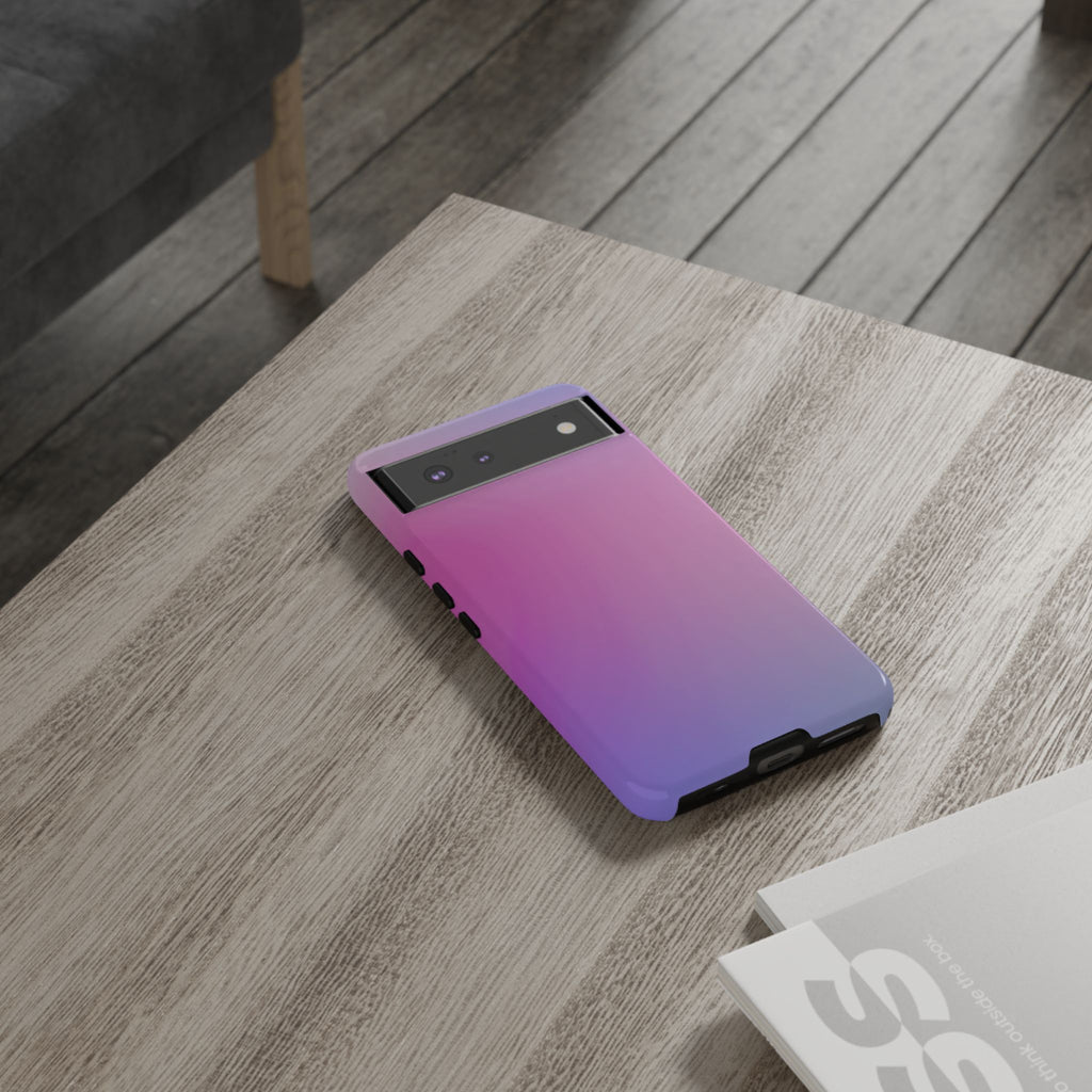 Stylish Phone Case, Tough Phone Cover, Gradient Phone Protector, Customizable Phone Shell, Durable Phone Accessory