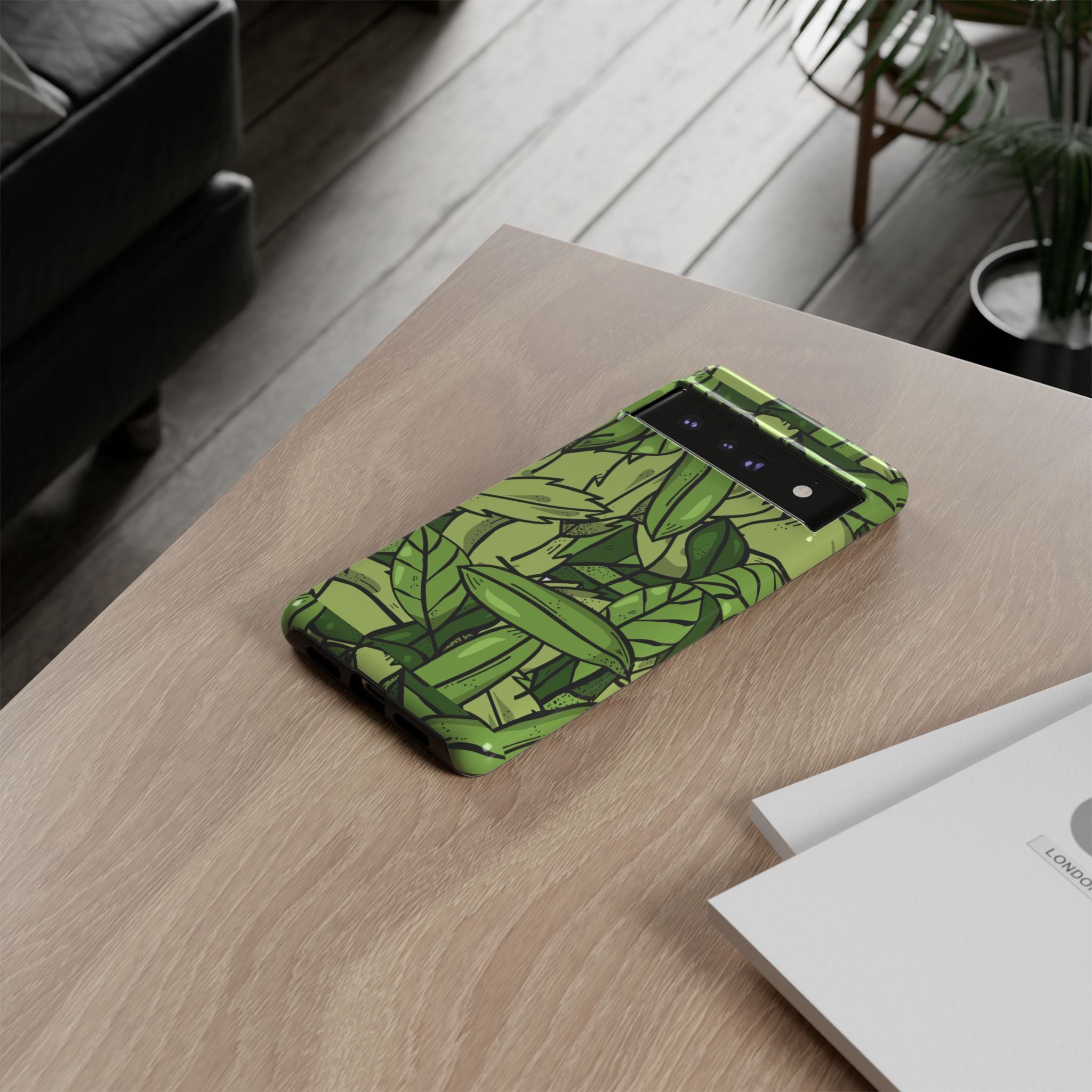 Leafy Green Phone Case - Tough Cases, Eco-Friendly Gadget Cover, Nature-Inspired Accessories, Unique Gift for Nature Lovers, Stylish [...]