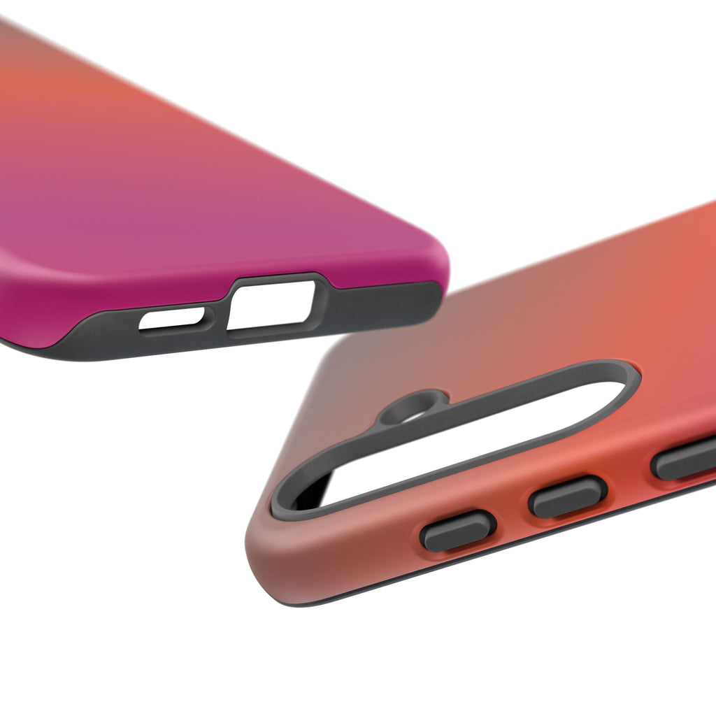 Gradient Phone Case, Custom Tough Case, Durable Phone Accessory, Vibrant Design, Gift for Tech Lovers, Birthday and Holiday Present