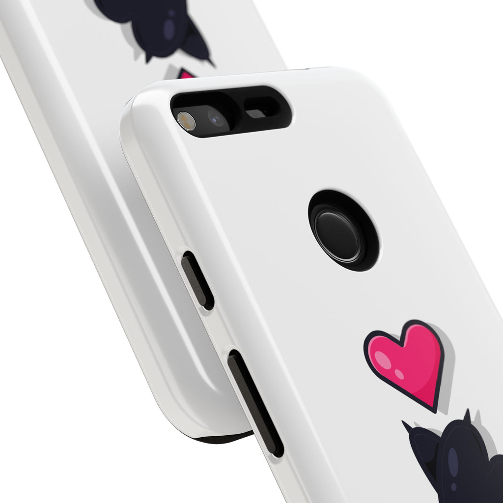 Cute Cat Love Phone Case, Tough Cell Phone Cover, Animal Lover Gifts, Pet Parent Accessories, Valentine's Day Essentials
