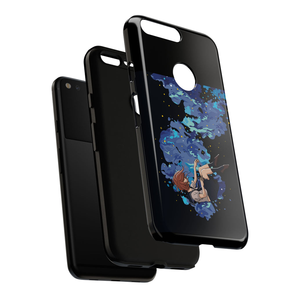 Tough Cases Phone Case - Artistic Galaxy Design, Cute Sleeve for Teens, Gift for Students, Unique Mobile Accessory, Trendy Tech Protection