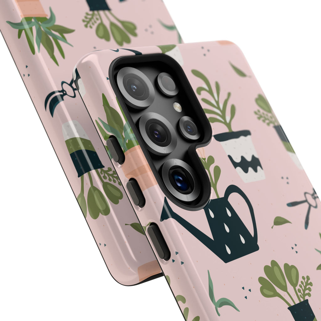 Floral Phone Case, Cute Plant Lover Case, Gift for Gardeners, Phone Cover, Green Thumb Accessories, Mother's Day Gift