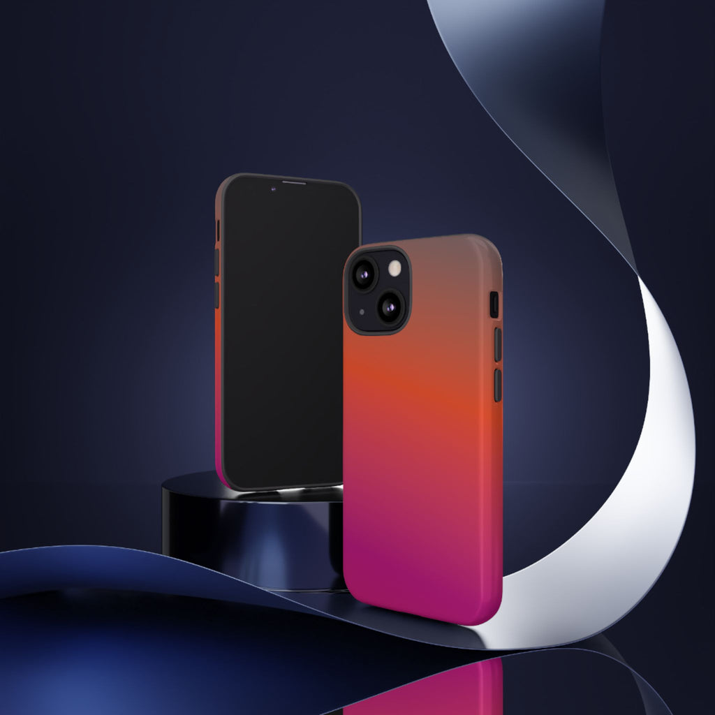 Gradient Phone Case, Custom Tough Case, Durable Phone Accessory, Vibrant Design, Gift for Tech Lovers, Birthday and Holiday Present