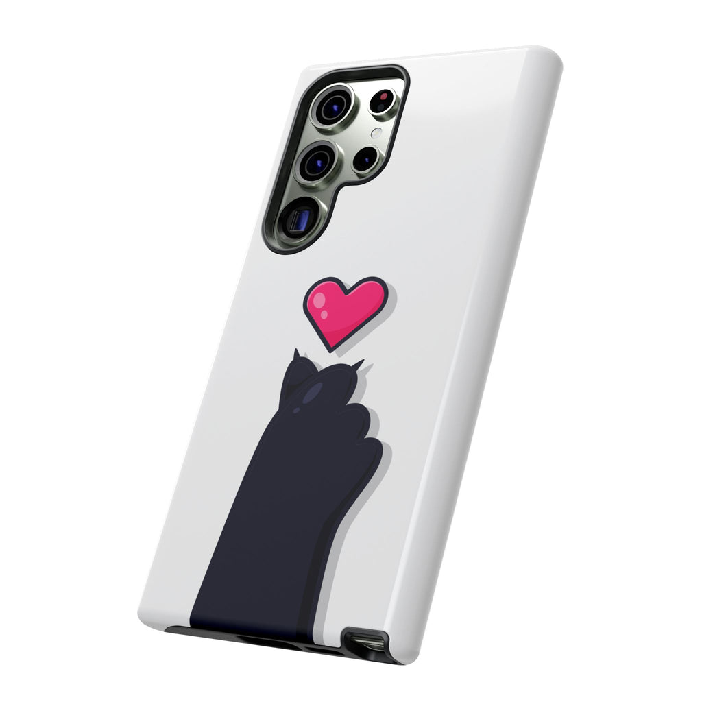 Cute Cat Love Phone Case, Tough Cell Phone Cover, Animal Lover Gifts, Pet Parent Accessories, Valentine's Day Essentials