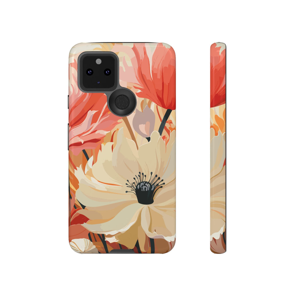Floral Phone Case, Tough Protective Cover for Floral Lovers, Perfect Gift for Friends, Spring Celebration, Art Lovers Gift