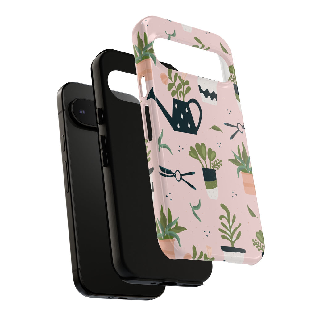 Floral Phone Case, Cute Plant Lover Case, Gift for Gardeners, Phone Cover, Green Thumb Accessories, Mother's Day Gift