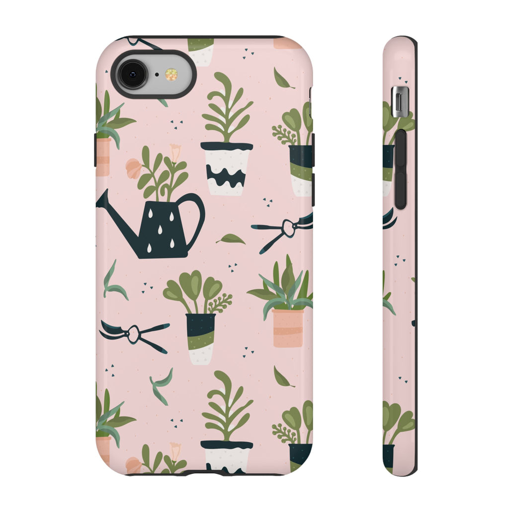 Floral Phone Case, Cute Plant Lover Case, Gift for Gardeners, Phone Cover, Green Thumb Accessories, Mother's Day Gift