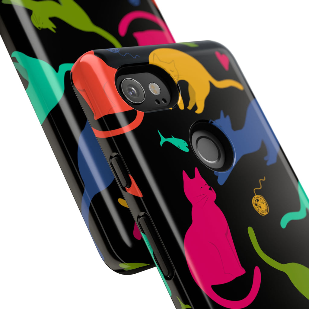 Colorful Cat Phone Case - Fun Pet Lover Accessory, Paw-some Gift for Cat Owners, Colorful Protective Cover, Cute Animal Phone [...]