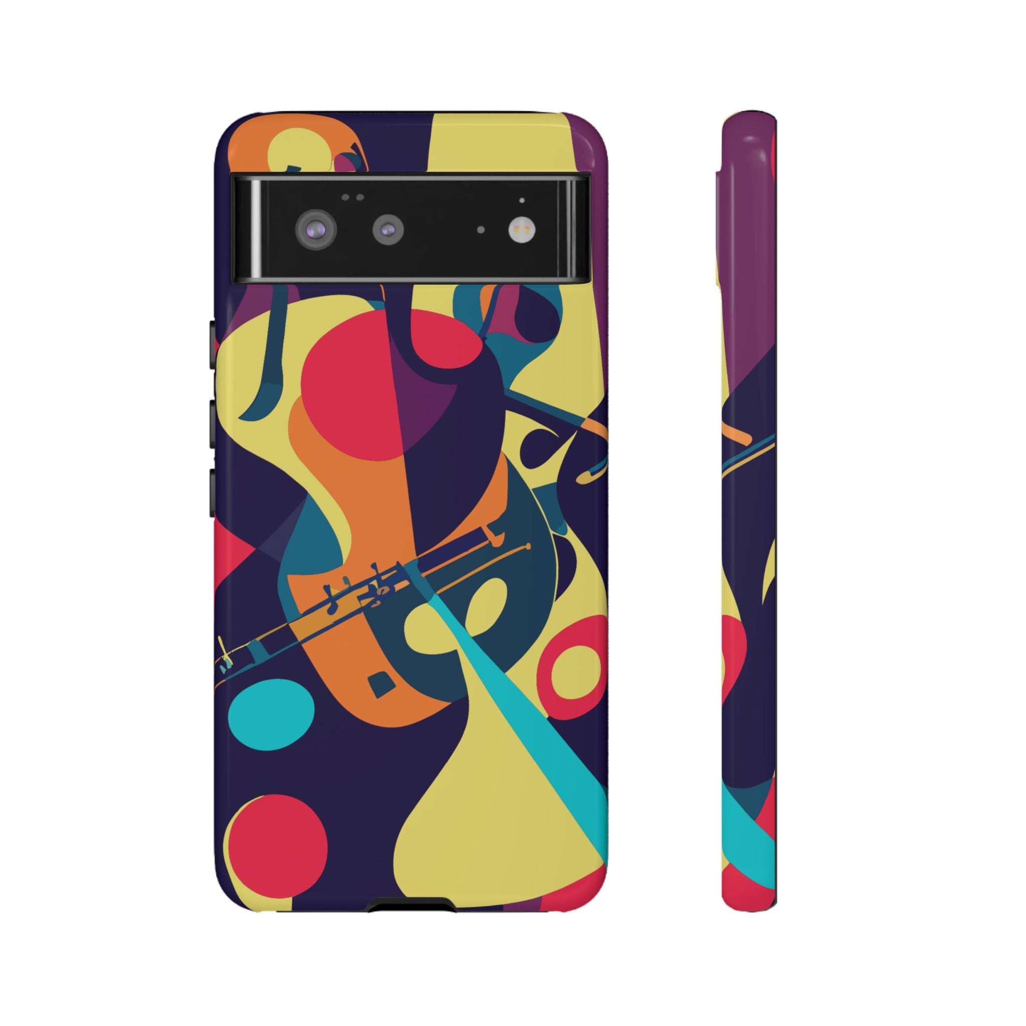 Vibrant Guitar Phone Case - Tough Cases for Music Lovers, Colorful Phone Cover, Gifts for Musicians, Artistic Mobile Accessories, [...]