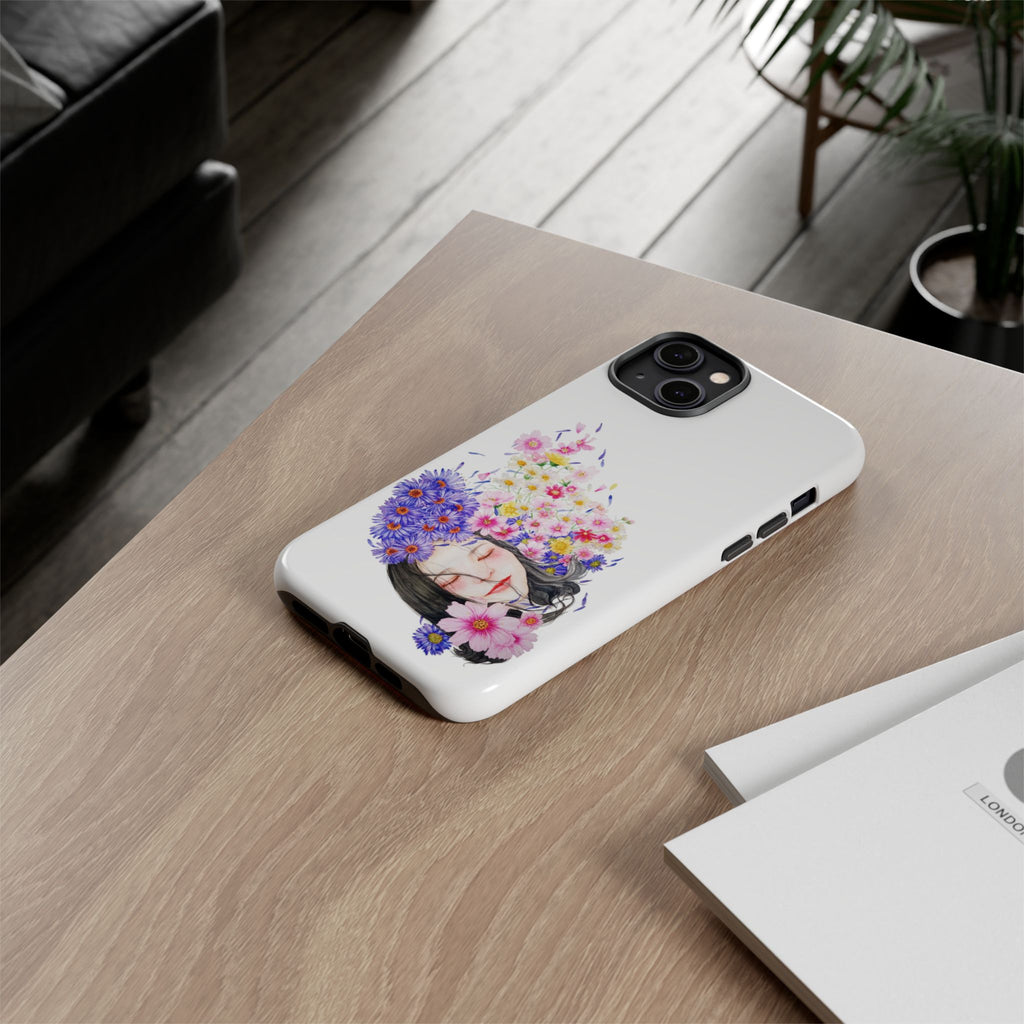 Floral Phone Case | Tough Cases | Cute Floral Design, Gift for Her, Spring Accessory, Mother's Day Gift, Stylish Protection
