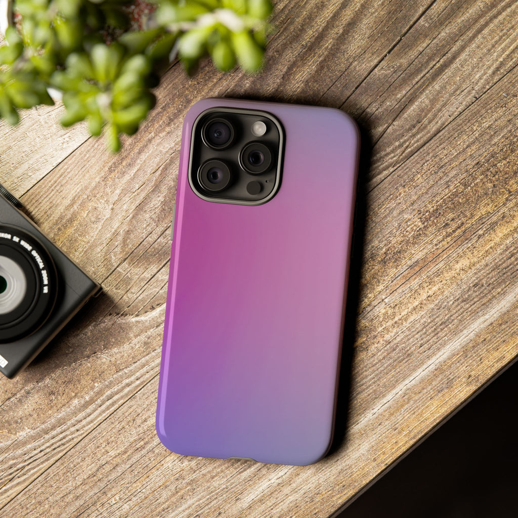Stylish Phone Case, Tough Phone Cover, Gradient Phone Protector, Customizable Phone Shell, Durable Phone Accessory