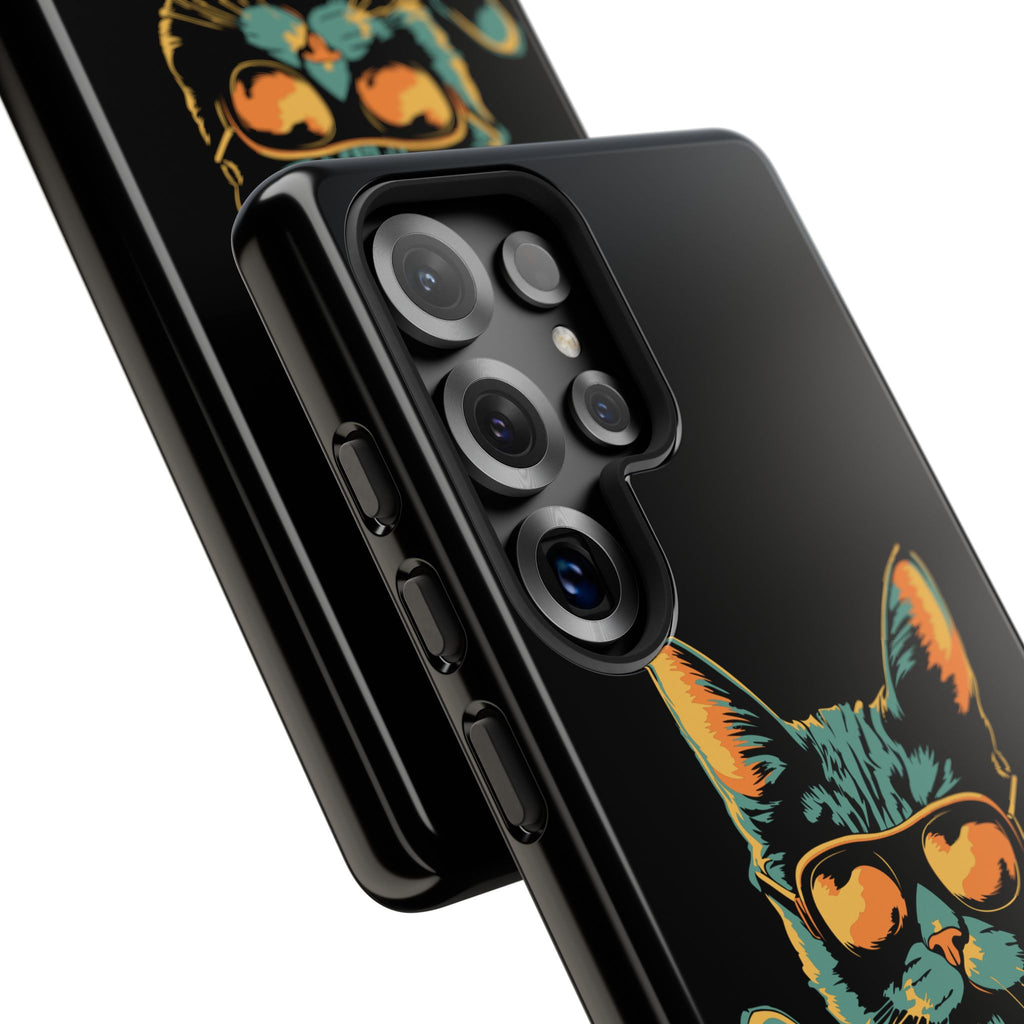 Cool Cat Phone Case, Stylish Phone Cover, Pet Lover Gift, Cute Cat Design, Fun Cat Accessories