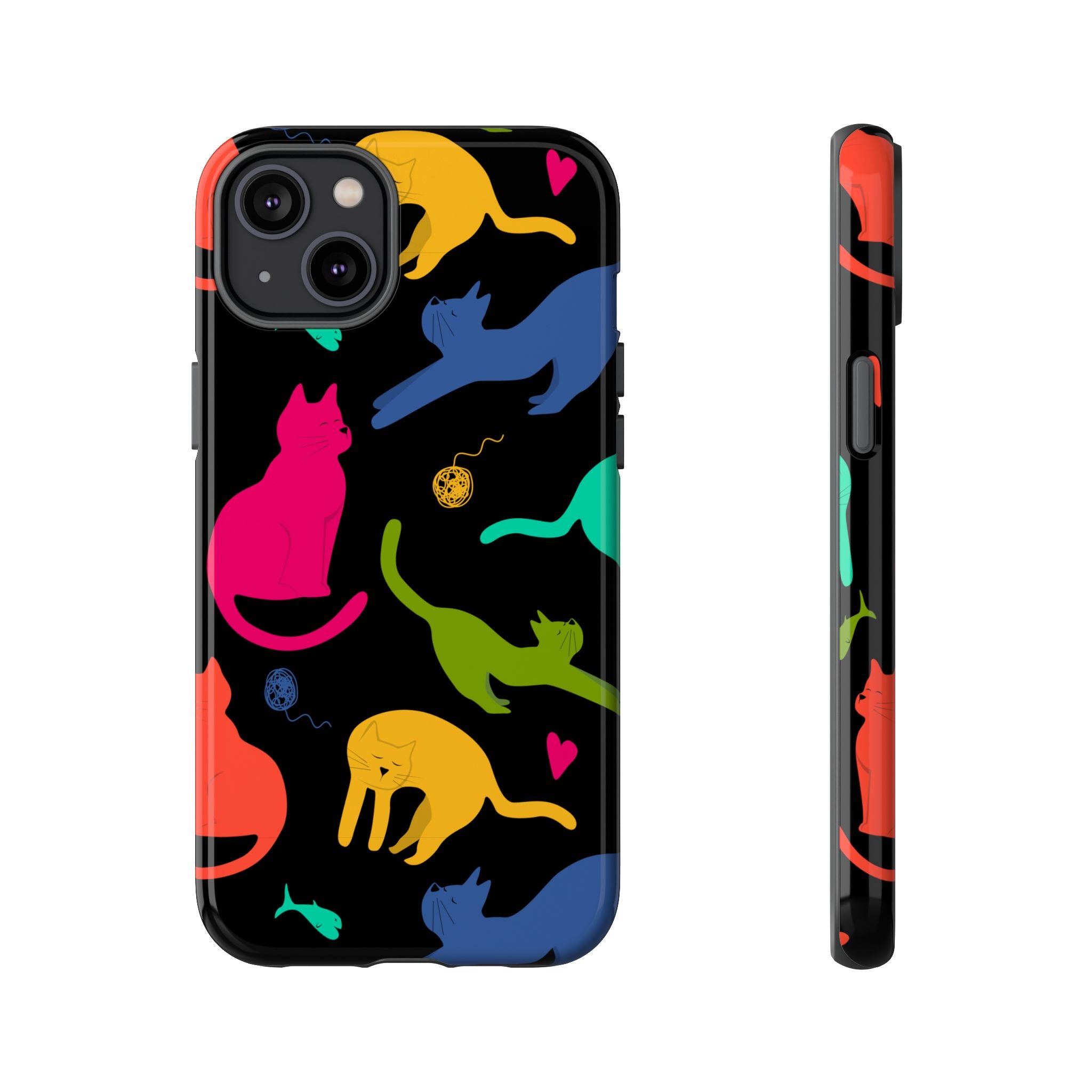 Colorful Cat Phone Case - Fun Pet Lover Accessory, Paw-some Gift for Cat Owners, Colorful Protective Cover, Cute Animal Phone [...]