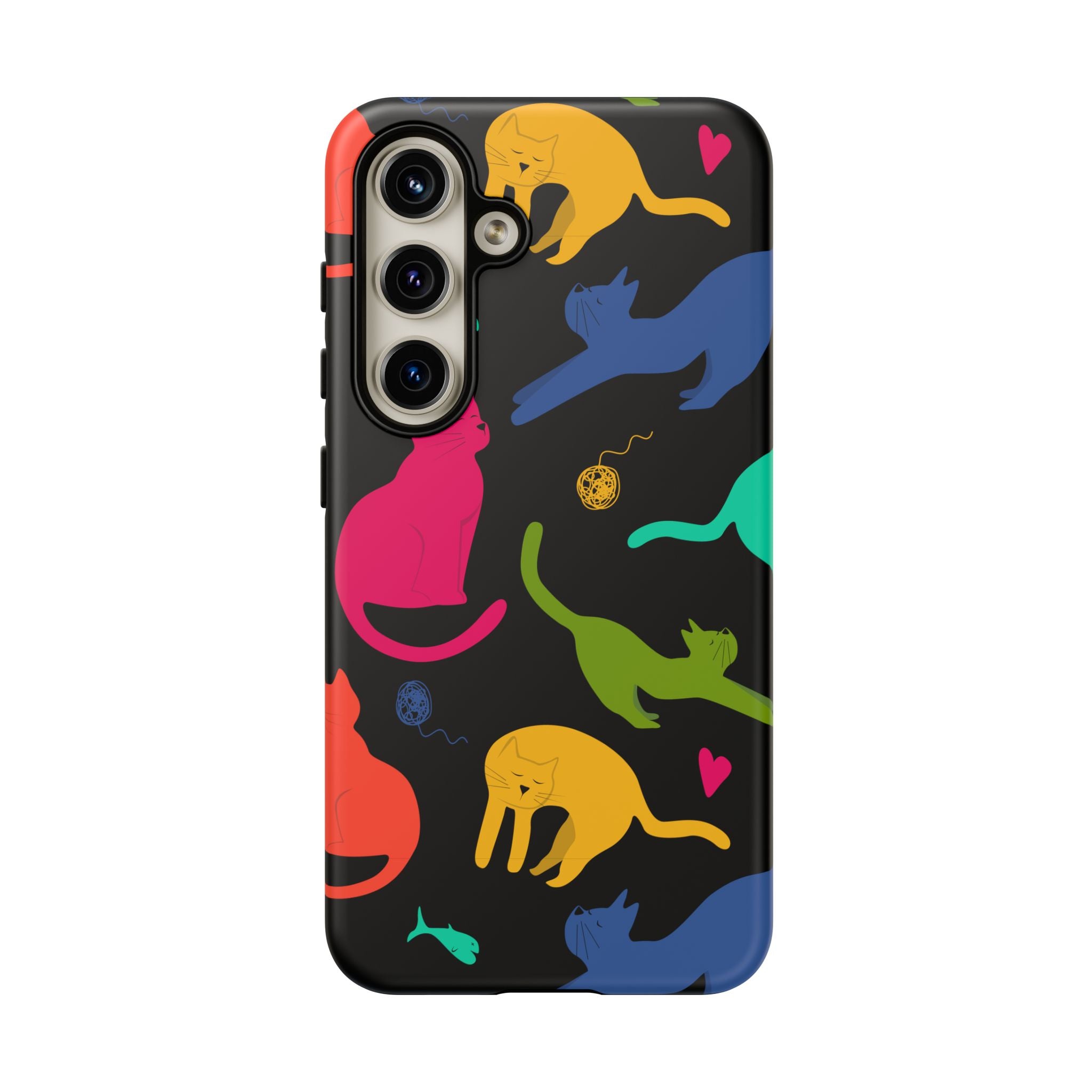 Colorful Cat Phone Case - Fun Pet Lover Accessory, Paw-some Gift for Cat Owners, Colorful Protective Cover, Cute Animal Phone [...]