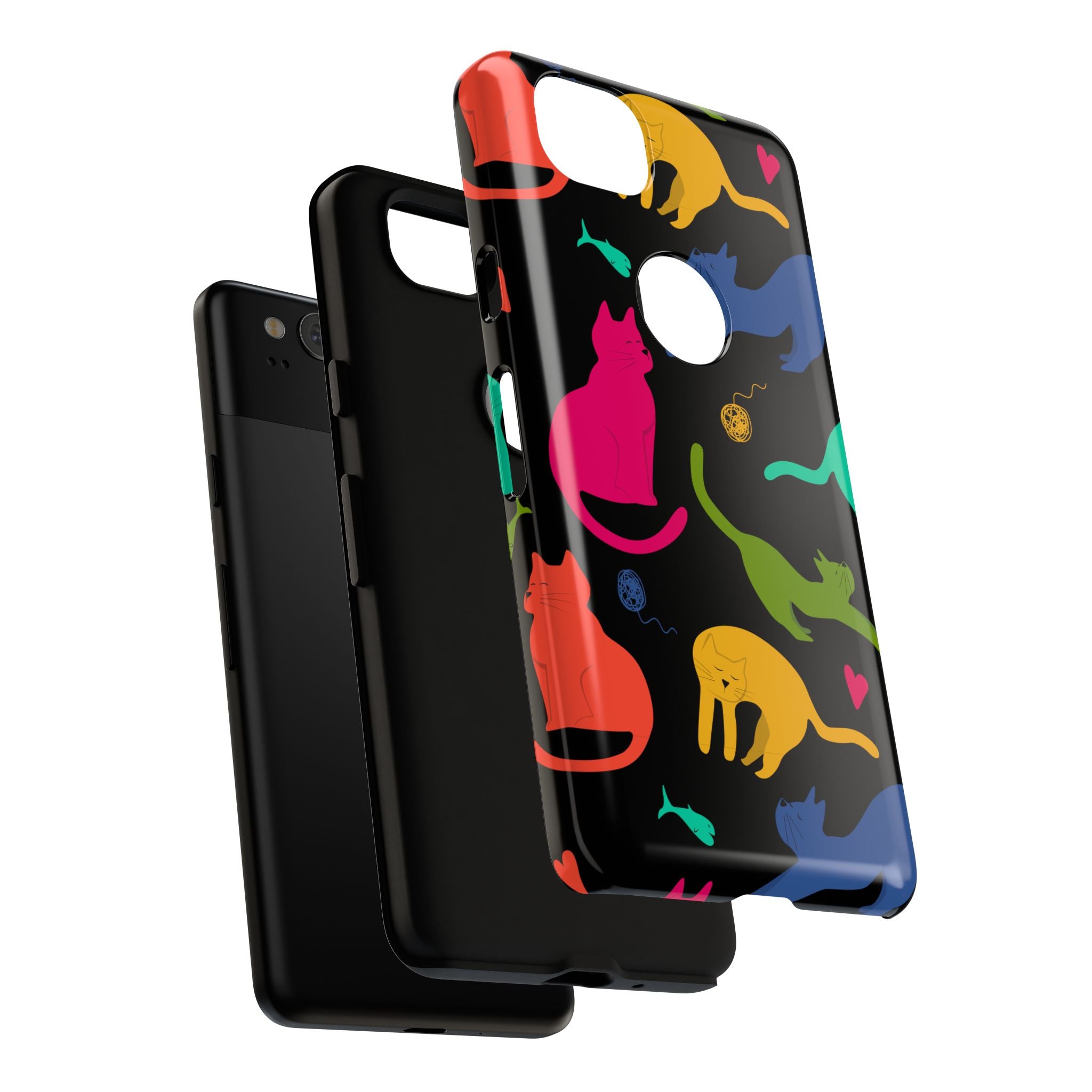 Colorful Cat Phone Case - Fun Pet Lover Accessory, Paw-some Gift for Cat Owners, Colorful Protective Cover, Cute Animal Phone [...]