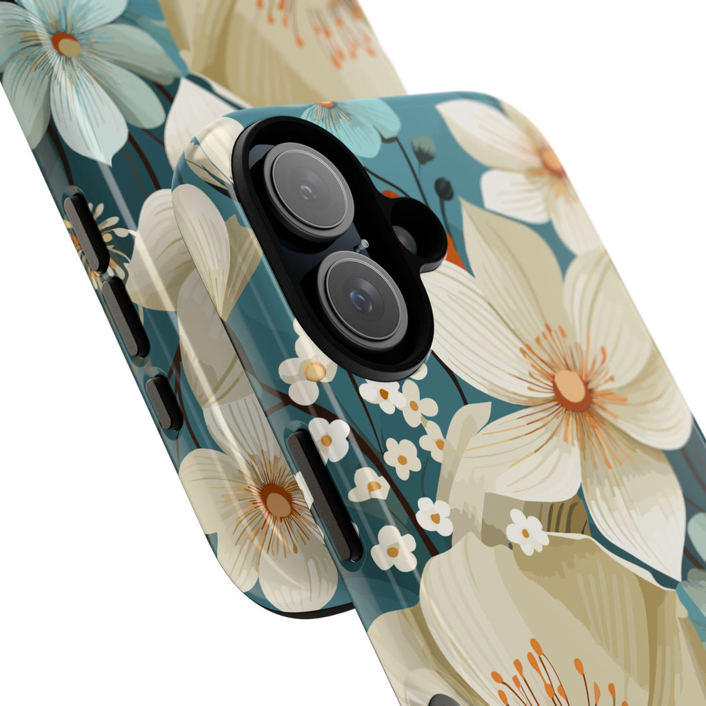 Floral Phone Case, Stylish Tough Cases with Botanical Design, Flower Print Phone Cover, Gifts for Nature Lovers, Eco-Friendly Mobile Cover