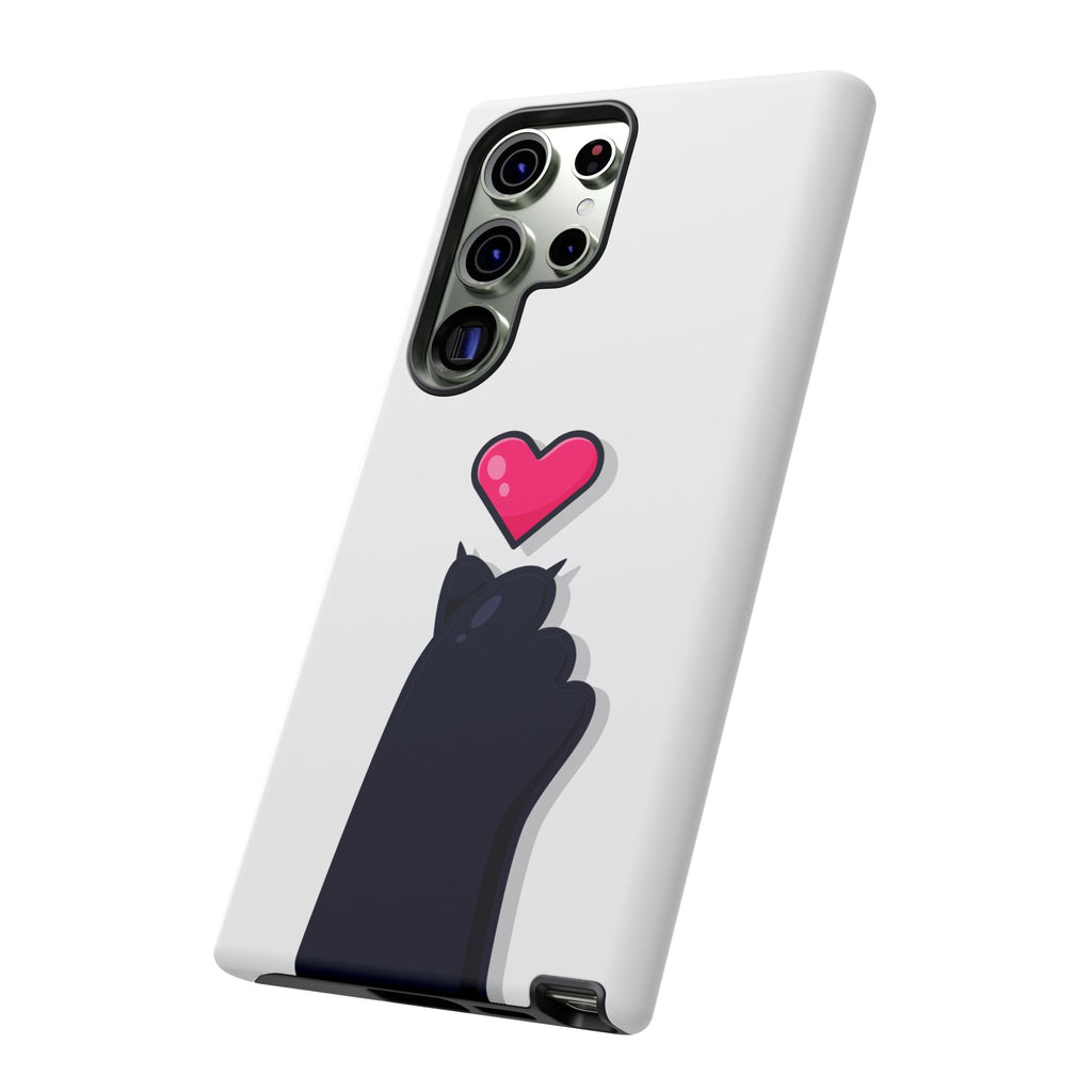 Cute Cat Love Phone Case, Tough Cell Phone Cover, Animal Lover Gifts, Pet Parent Accessories, Valentine's Day Essentials