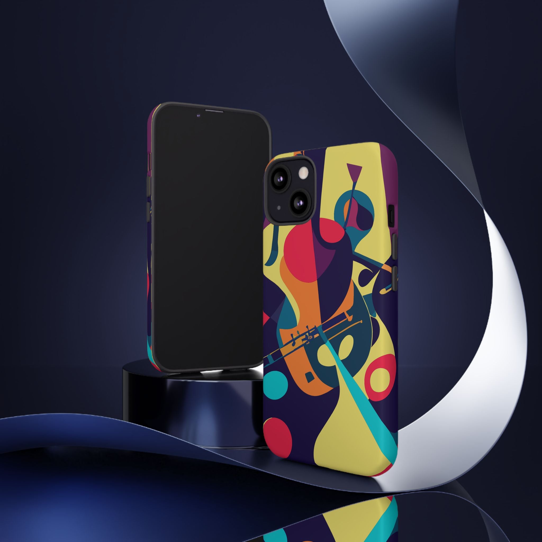 Vibrant Guitar Phone Case - Tough Cases for Music Lovers, Colorful Phone Cover, Gifts for Musicians, Artistic Mobile Accessories, [...]