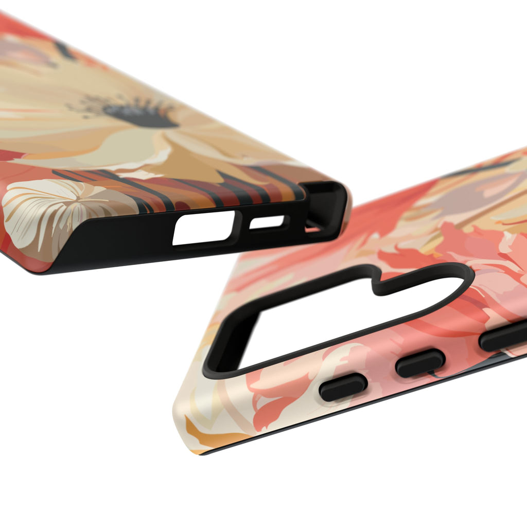 Floral Phone Case, Tough Protective Cover for Floral Lovers, Perfect Gift for Friends, Spring Celebration, Art Lovers Gift