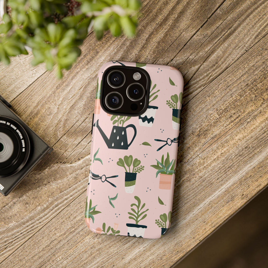 Floral Phone Case, Cute Plant Lover Case, Gift for Gardeners, Phone Cover, Green Thumb Accessories, Mother's Day Gift
