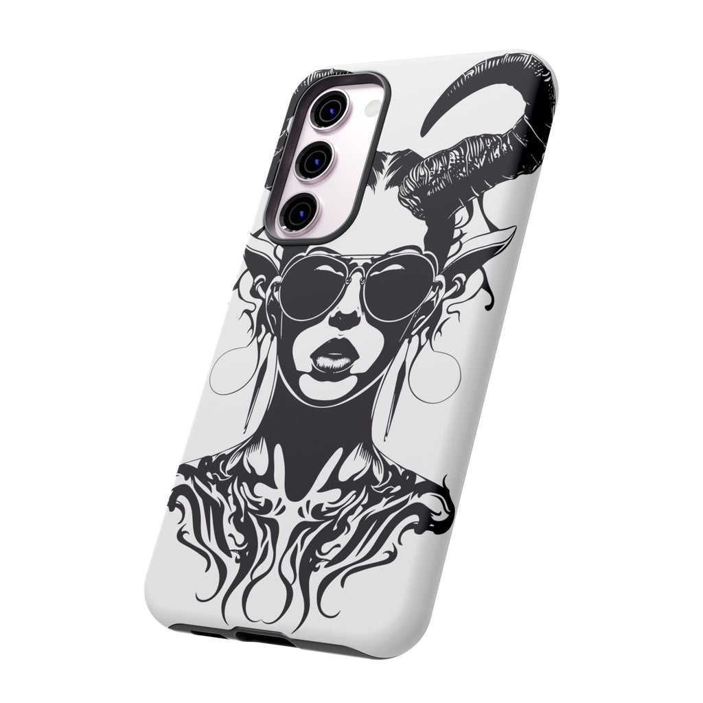 Tough Cases: Stylish Phone Case with Edgy Design, Protective Cover, Gift for Her, Trendy Accessories, Unique Art, Holiday Present