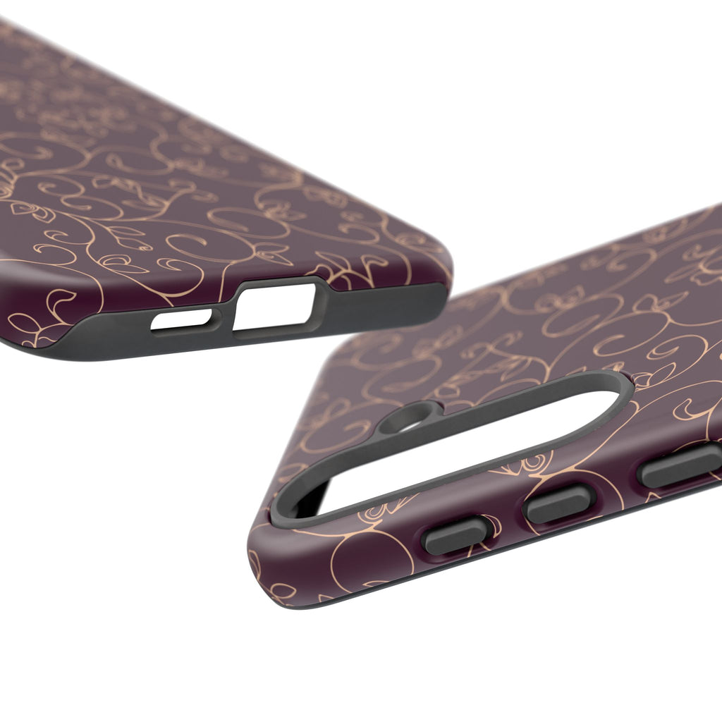 Elegant Floral Phone Case | Durable Mobile Cover, Gift for Her, Floral Design, Stylish Accessory, Phone Protection