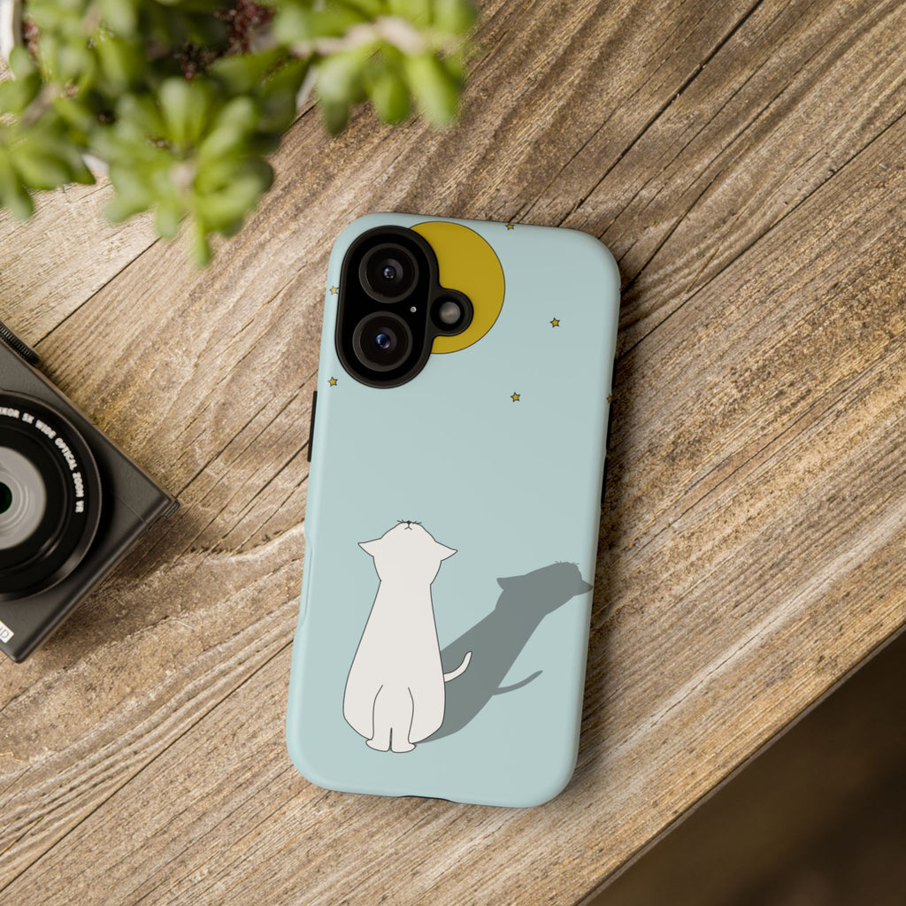 Cute Cat Phone Case, Tough Phone Cover, Pet Lover Gift, Unique Case, Animal Decor, Birthday Gift