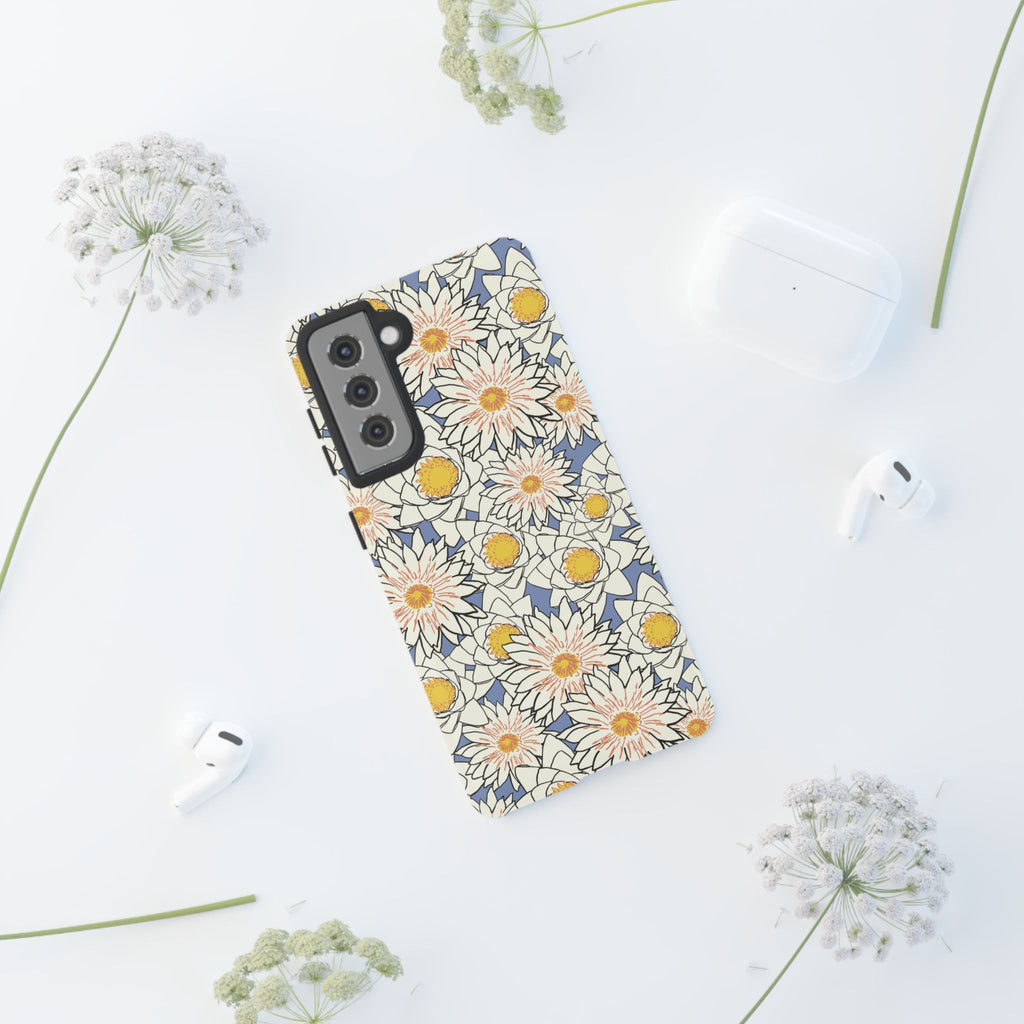 Stylish Phone Case, Floral Protective Cover, Gift for Nature Lovers, Trendy Tech Accessory, Customizable Phone Case