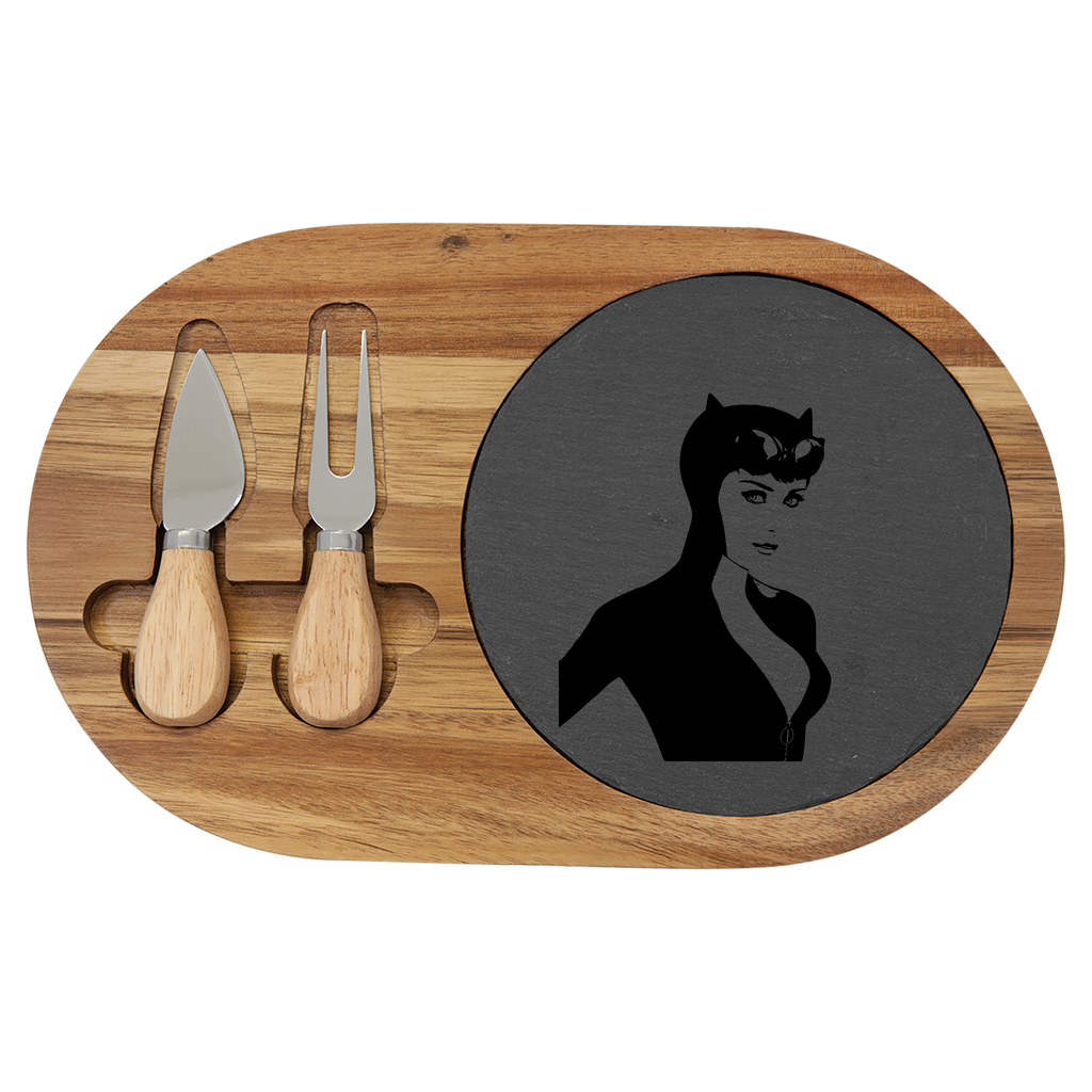 "The Femme Fatale" – Engraved Charcuterie Board