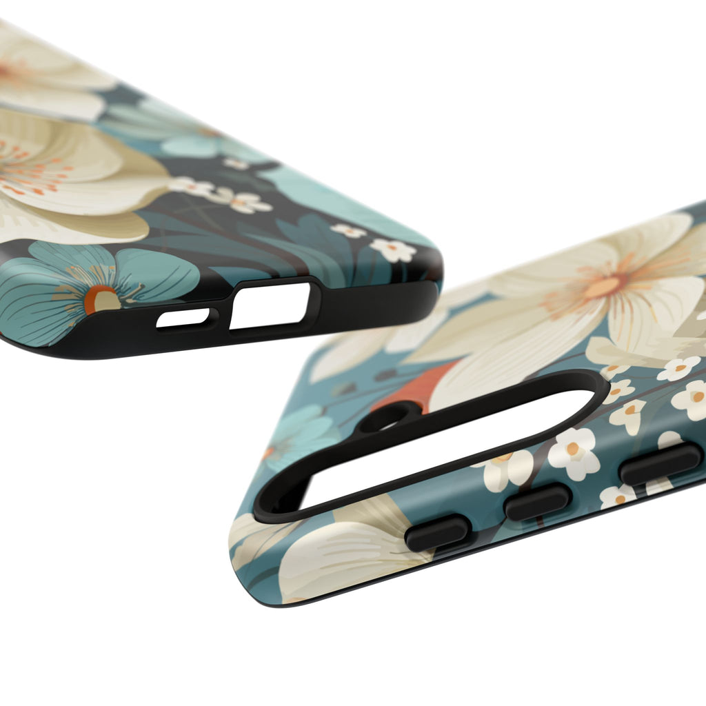 Floral Phone Case, Stylish Tough Cases with Botanical Design, Flower Print Phone Cover, Gifts for Nature Lovers, Eco-Friendly Mobile Cover