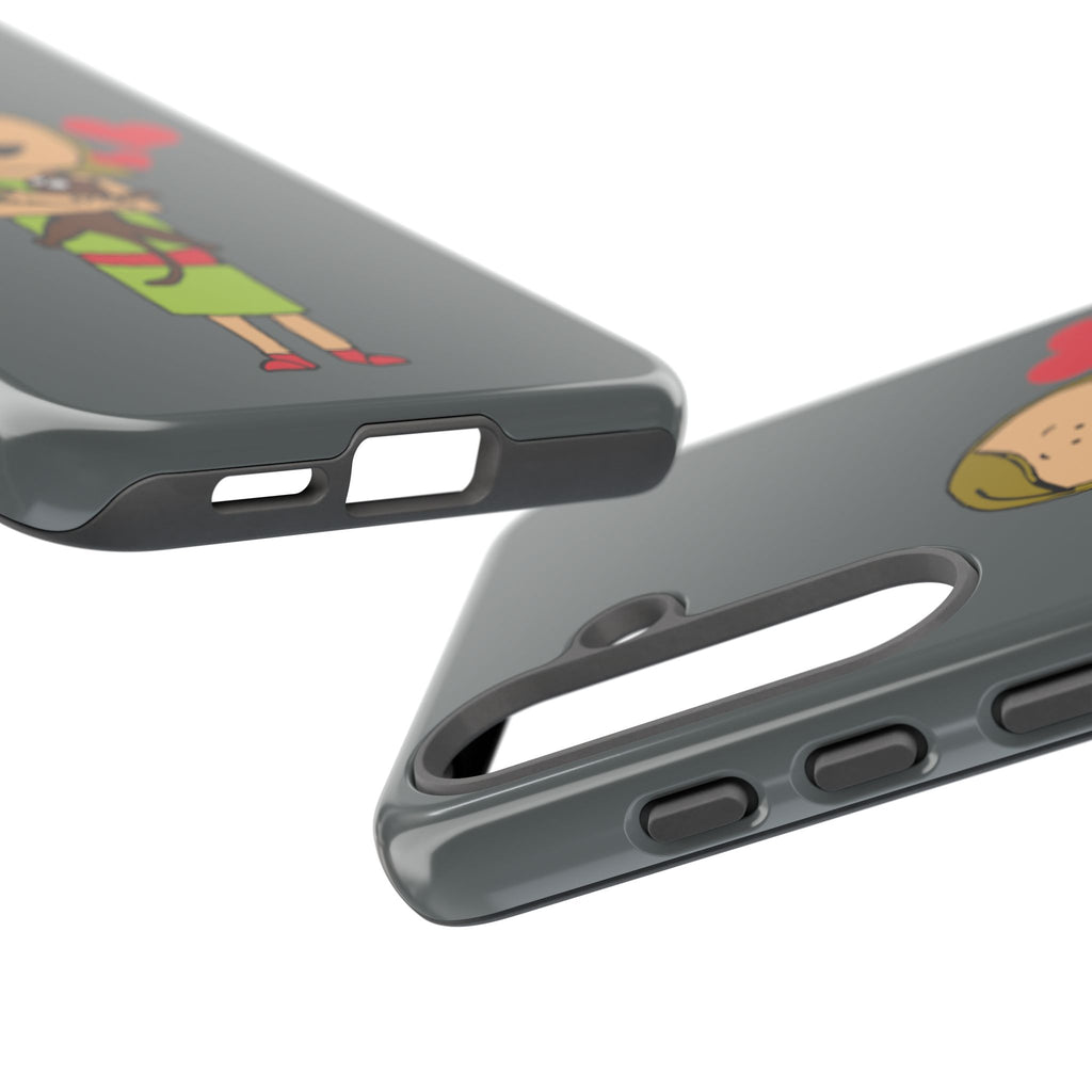 Pet Lover's Phone Case, Cute Animal Phone Cover, Gift for Dog Lovers, Cartoon Design, Fun Smartphone Accessory