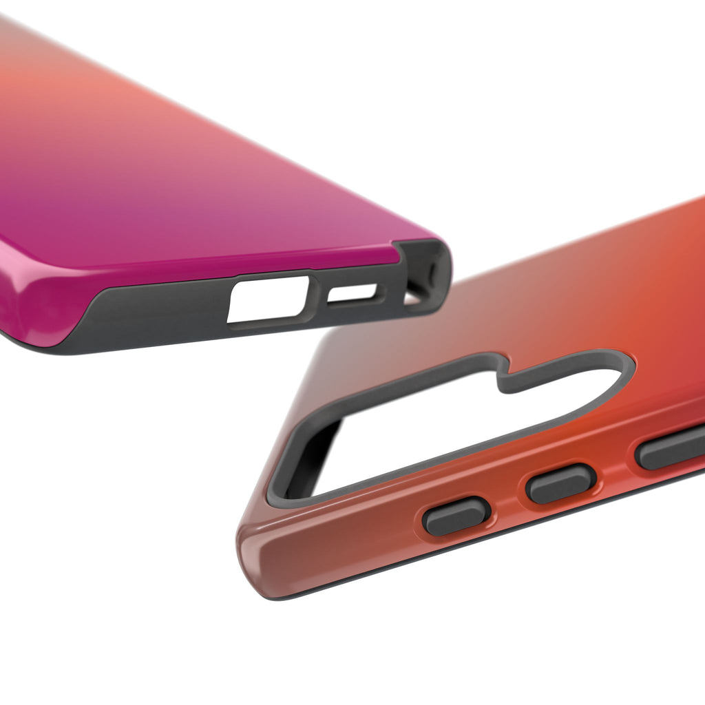 Gradient Phone Case, Custom Tough Case, Durable Phone Accessory, Vibrant Design, Gift for Tech Lovers, Birthday and Holiday Present
