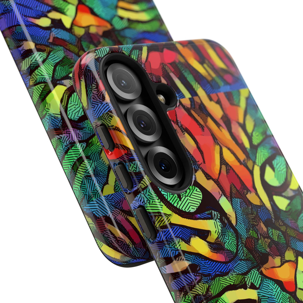 Colorful Phone Cases for Vibrant Style - Tough Cases, Unique Gifts, Animal Print, Artistic Design, Phone Accessories, Eco-Friendly