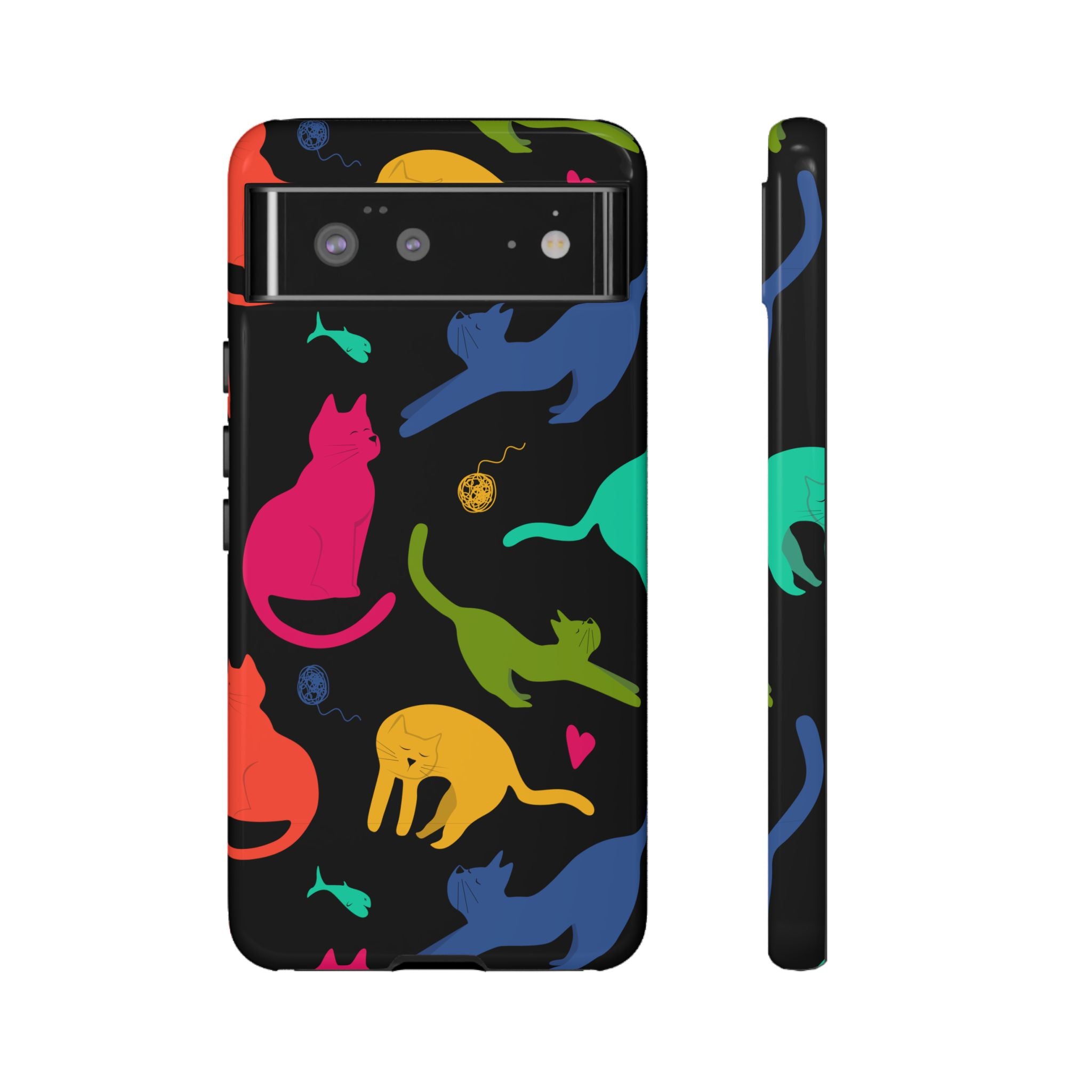 Colorful Cat Phone Case - Fun Pet Lover Accessory, Paw-some Gift for Cat Owners, Colorful Protective Cover, Cute Animal Phone [...]