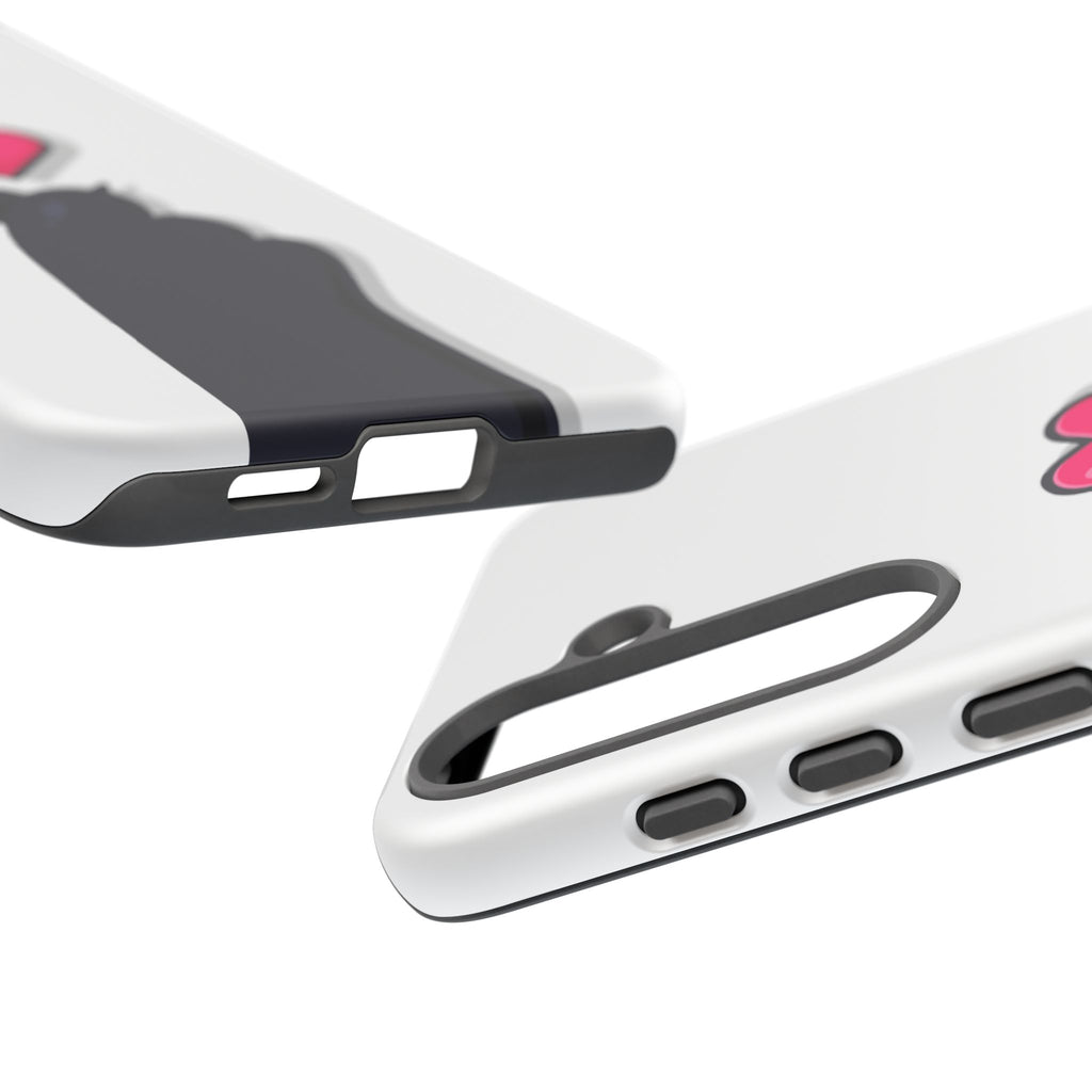 Cute Cat Love Phone Case, Tough Cell Phone Cover, Animal Lover Gifts, Pet Parent Accessories, Valentine's Day Essentials